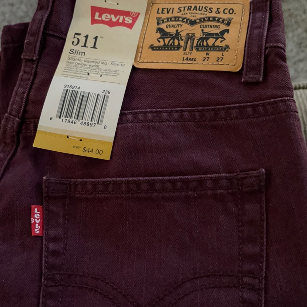 Levi's Boys' 511 Slim Fit Jeans Size 14